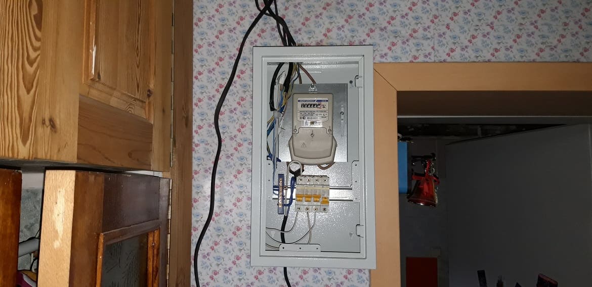 Демонтаж электрощита в частном доме ул. Амурская Ленинский район